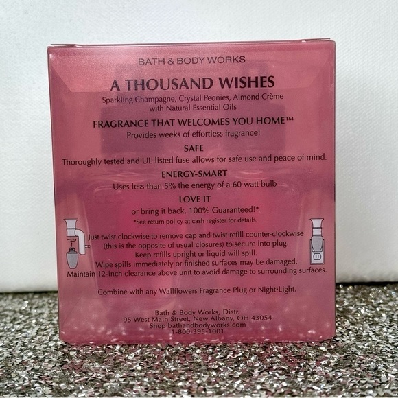 Bath & Body Works Wallflower Refill A Thousand Wishes 2 Pack Refills Nwt - Picture 3 of 3